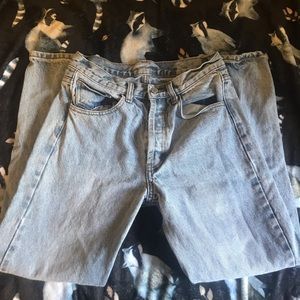 brandy melville midrise light washed nora jeans